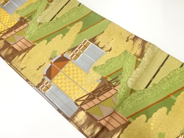 JAPANESE FUKURO OBI / WOVEN FENCES